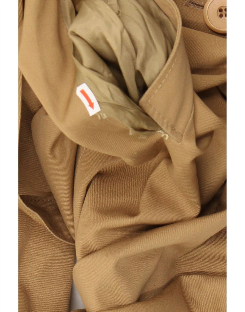NINO Womens Double Breasted Coat UK 16 Medium Brown Polyester Vintage NINO and Second-Hand NINO from Messina Hembry 
