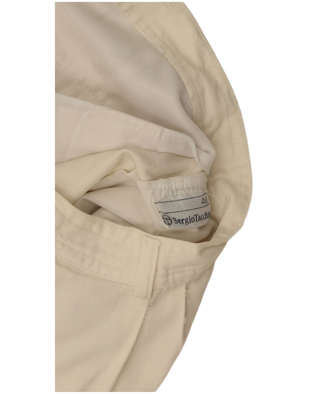 Sergio Tacchini Mens Chino Shorts IT 46 Small W28  White