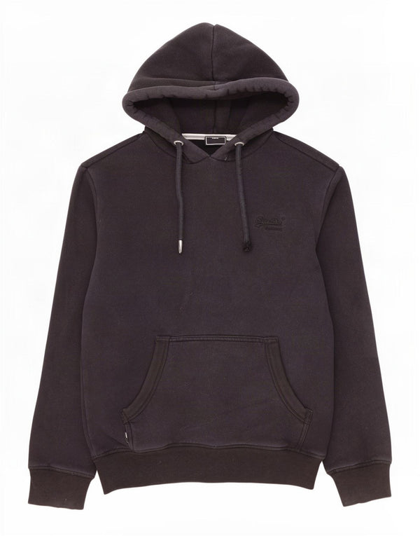 Superdry Mens Hoodie Jumper XS Black Cotton