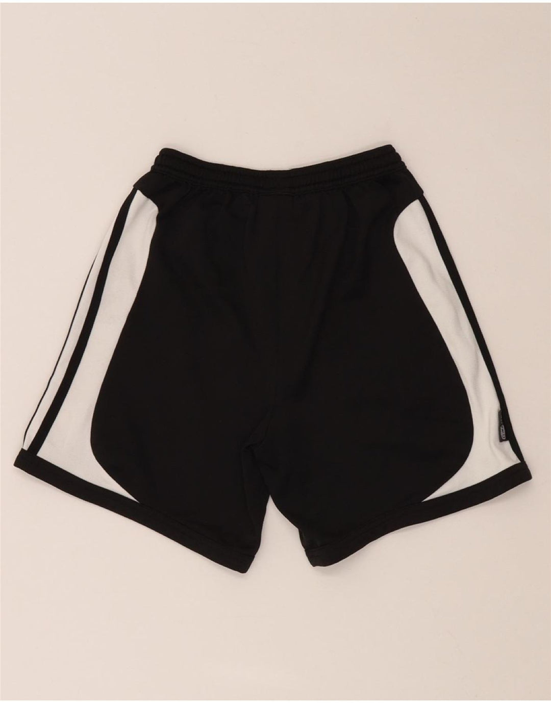 ADIDAS Boys Sport Shorts 12-13 Years Black Colourblock Polyester