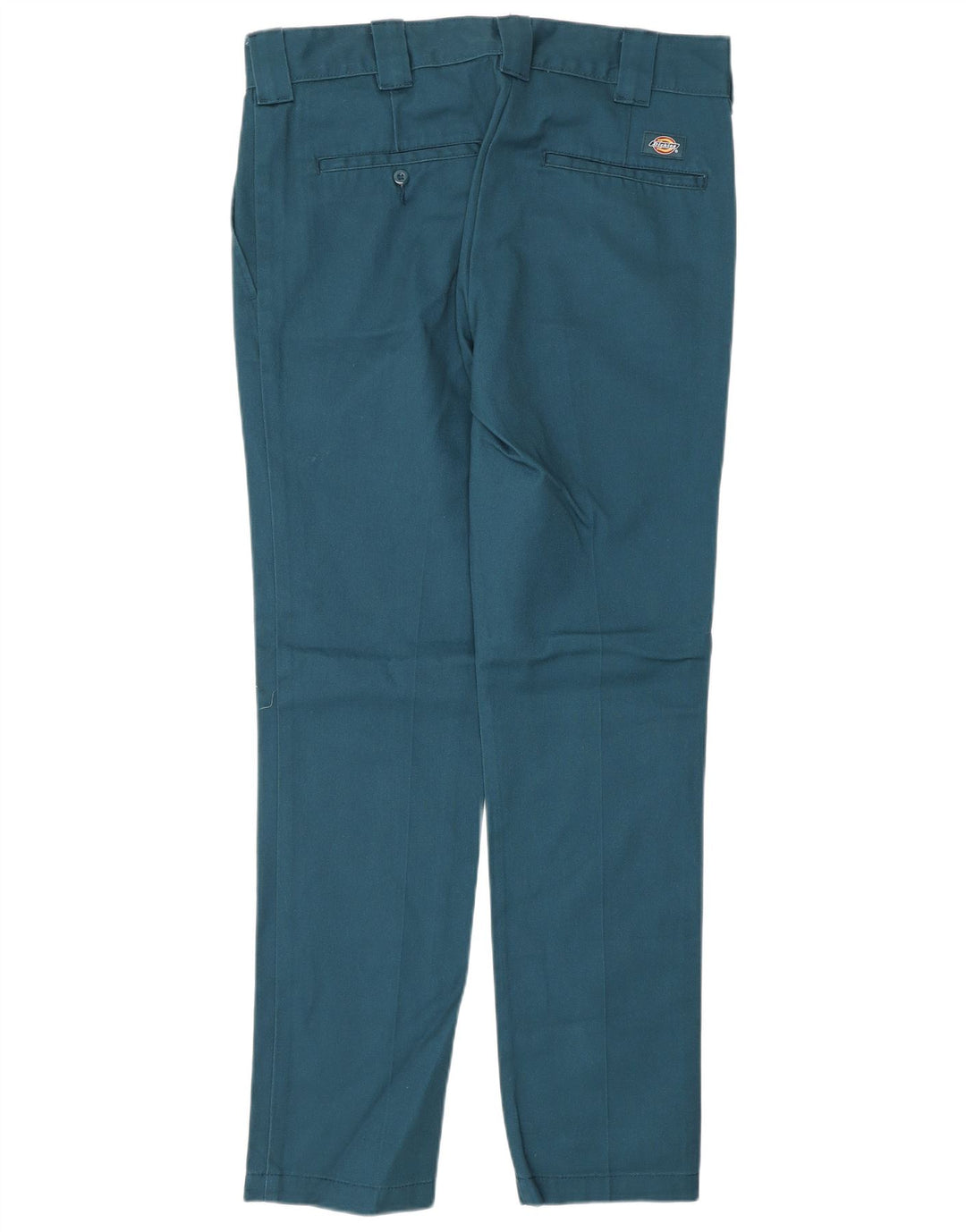 Dickies Mens Slim Fit Chino Trousers W32 L32 Blue Polyester