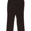 CALVIN KLEIN Womens Straight Suit Trousers W28 L30 Black Polyester