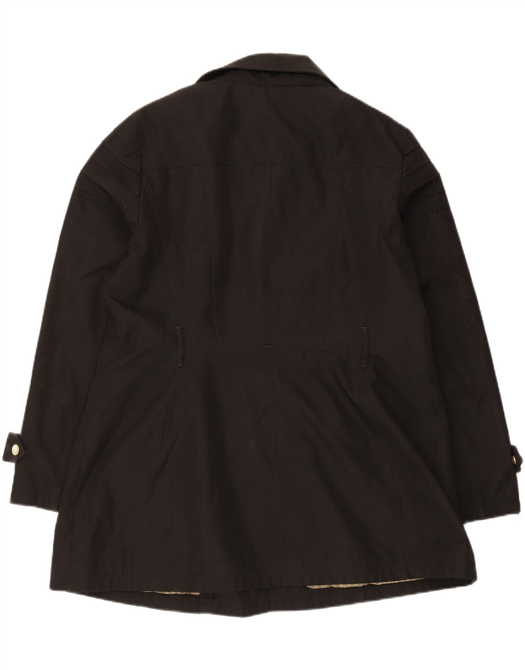 Michael Kors Womens Overcoat UK 18 XL Black Polyester