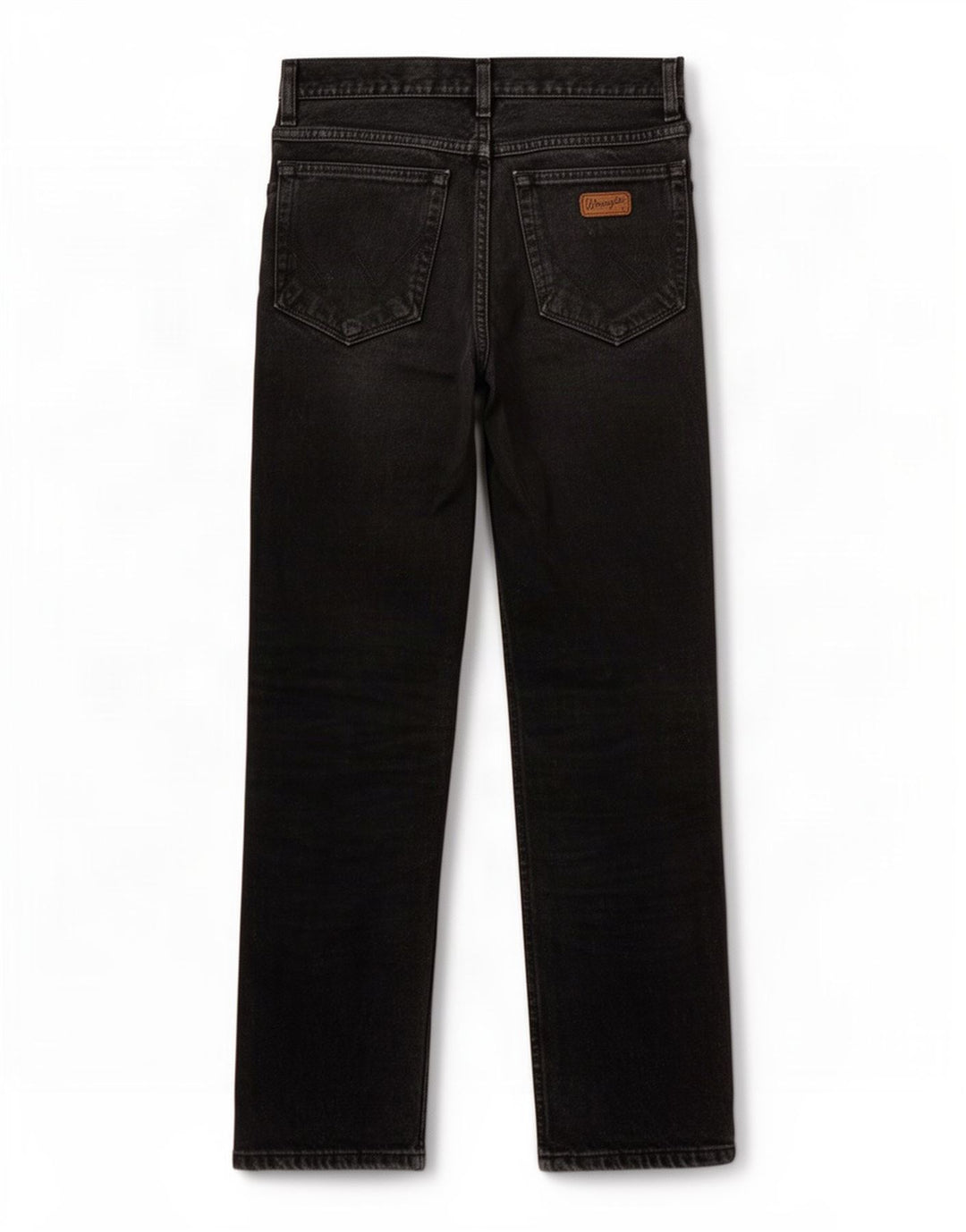 Wrangler Mens Texas Straight Jeans W31 L32 Black Cotton