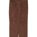 Jeckerson Mens Straight Jeans W33 L30 Brown Cotton