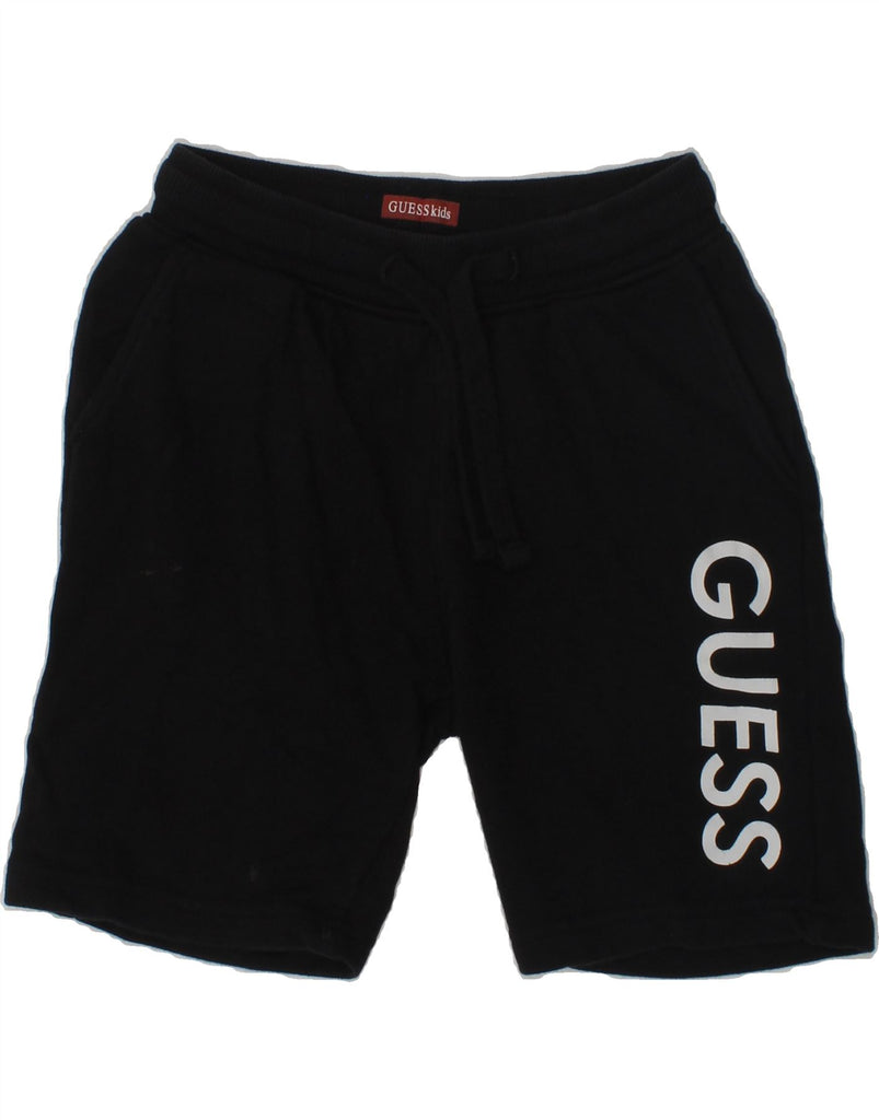 GUESS Boys Graphic Sport Shorts 4-5 Years Black Cotton | Vintage Guess | Thrift | Second-Hand Guess | Used Clothing | Messina Hembry 