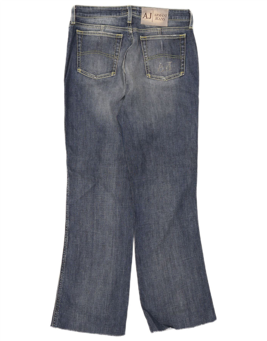 Armani Womens Bootcut Jeans W29 L30 Blue Cotton
