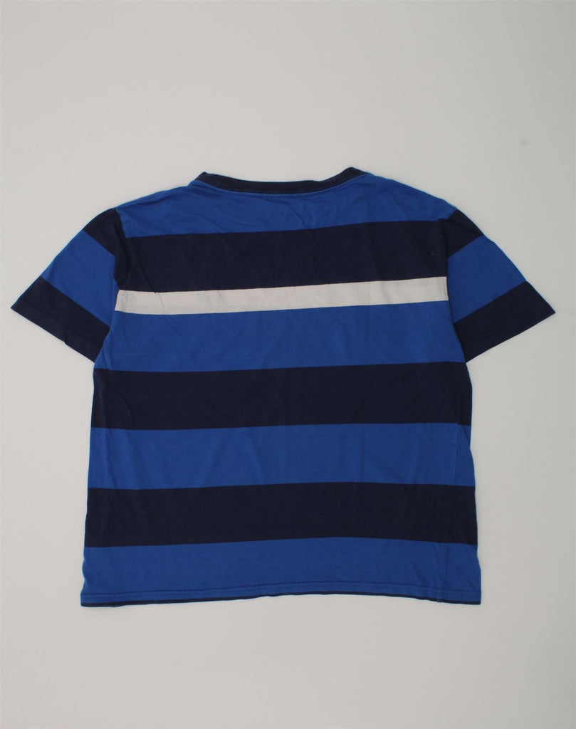 POLO RALPH LAUREN Boys T-Shirt Top 14-15 Years Large Blue Striped Cotton | Vintage Polo Ralph Lauren | Thrift | Second-Hand Polo Ralph Lauren | Used Clothing | Messina Hembry 