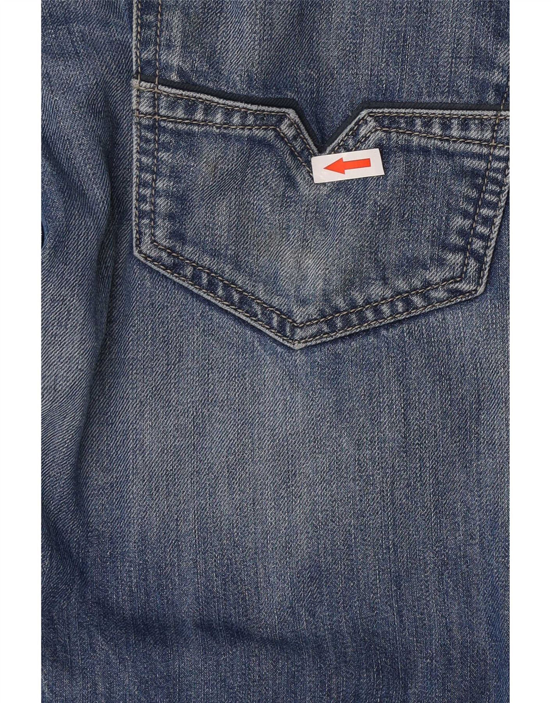 Diesel Mens Straight Jeans W34 L34 Blue Cotton