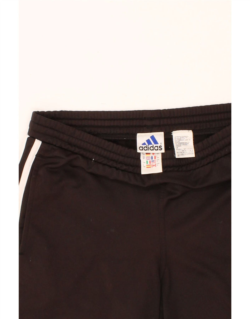 ADIDAS Boys Graphic Sport Shorts 11-12 Years Grey Polyester Vintage Adidas and Second-Hand Adidas from Messina Hembry 