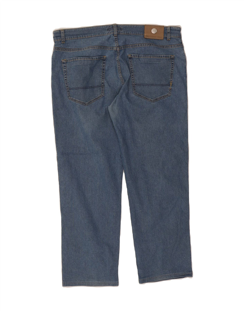 TRUSSARDI Mens Straight Jeans W40 L27 Blue Cotton Vintage Trussardi and Second-Hand Trussardi from Messina Hembry 