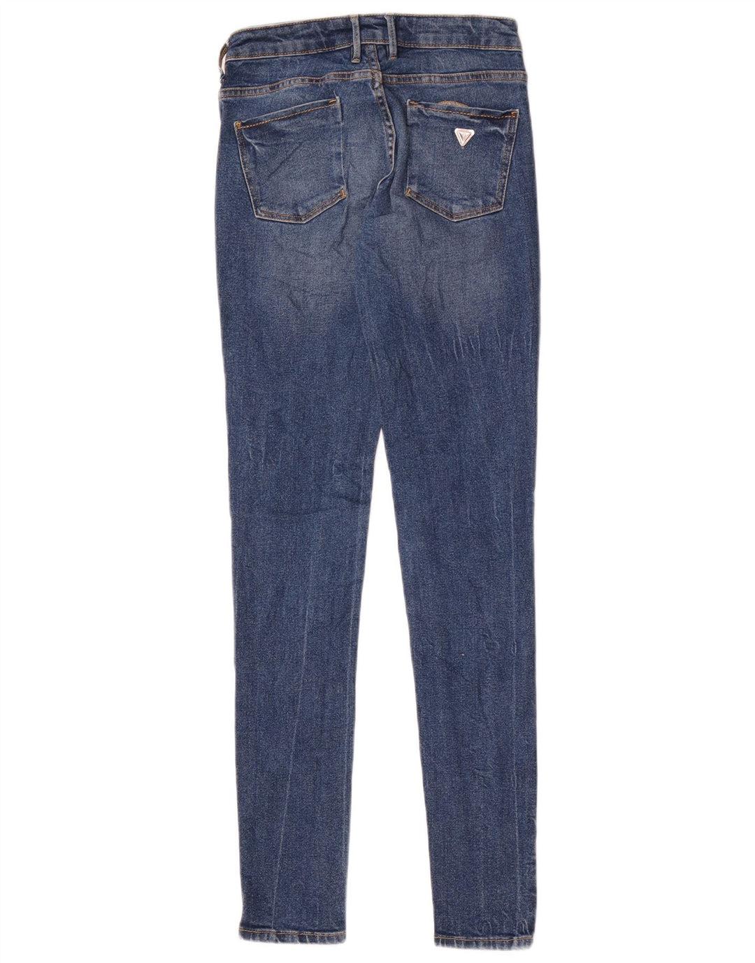 GUESS Womens Skinny Jeans W25 L33 Blue Cotton