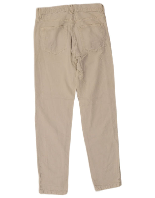 Zara Mens Slim Jeans EU 38 Small W30 L30 White Cotton