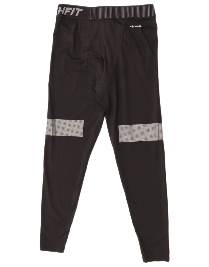 Adidas Mens Climacool Leggings Large  Black Polyester