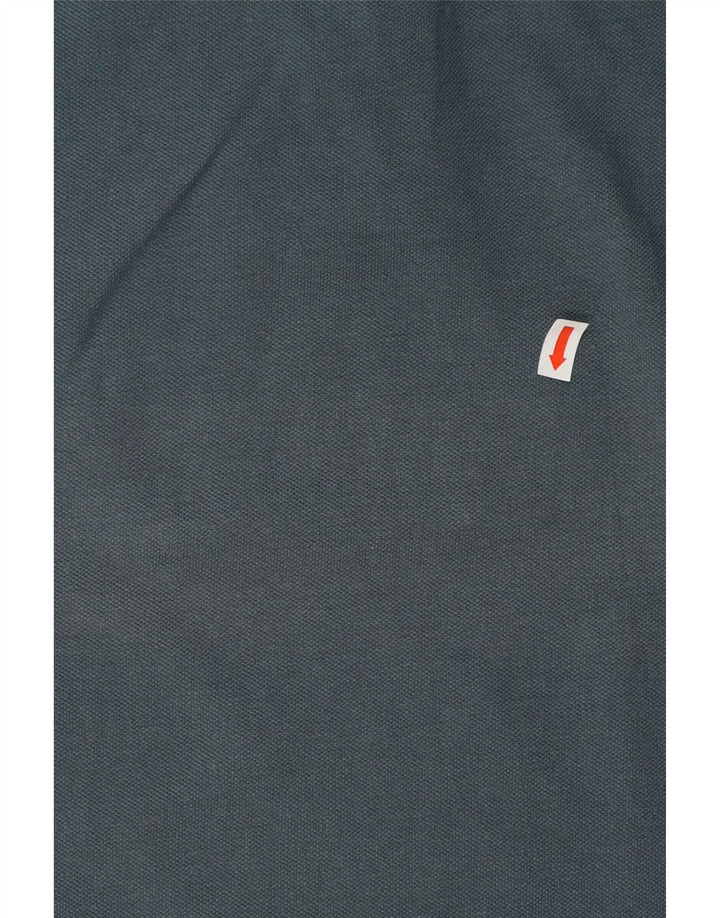 Dack's Mens Polo Shirt Medium Navy Blue Cotton