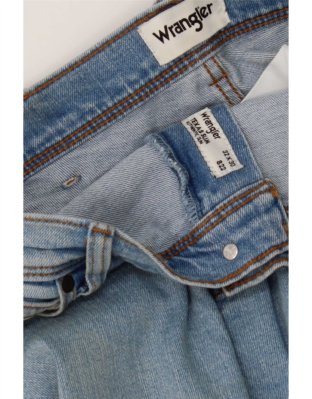 Wrangler Mens Texas Slim Jeans W32 L30 Blue