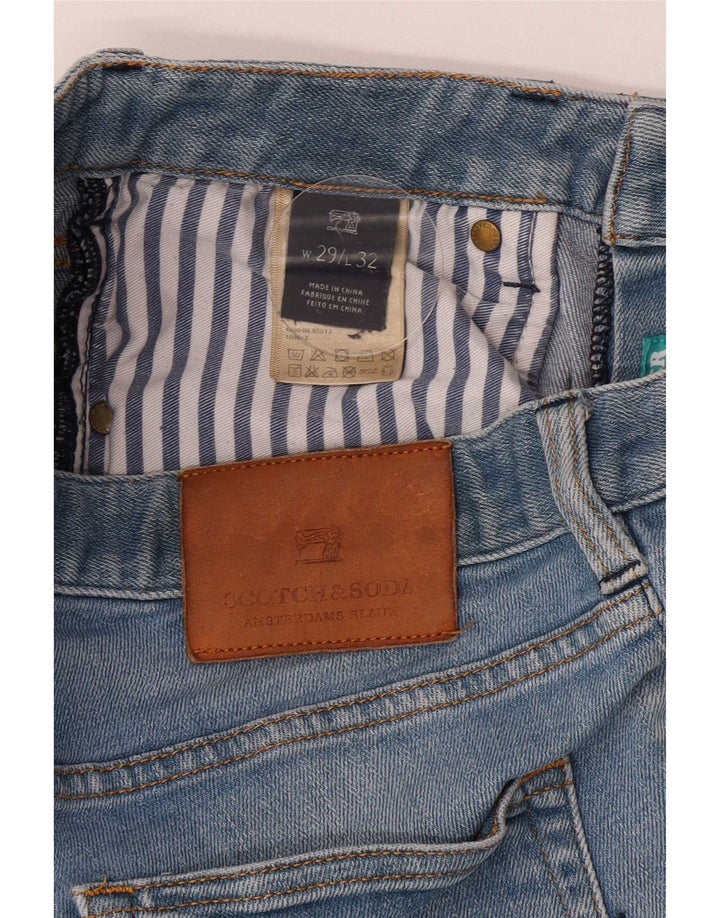 Scotch & Soda Womens Slim Jeans W29 L32 Blue Cotton