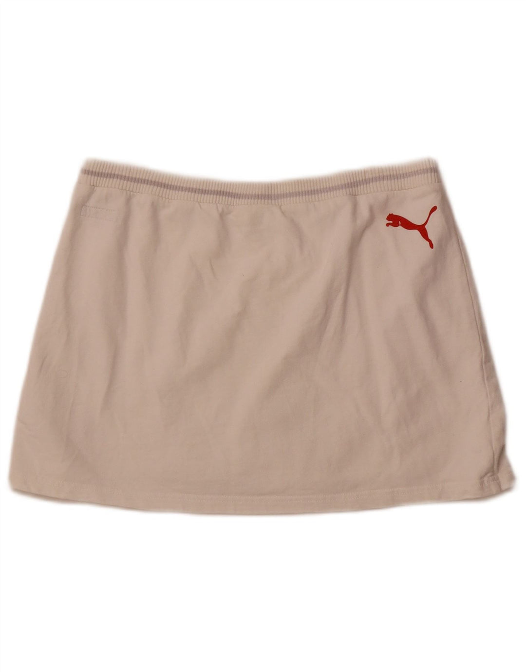 Puma Womens Graphic Mini Skirt Medium W32  White