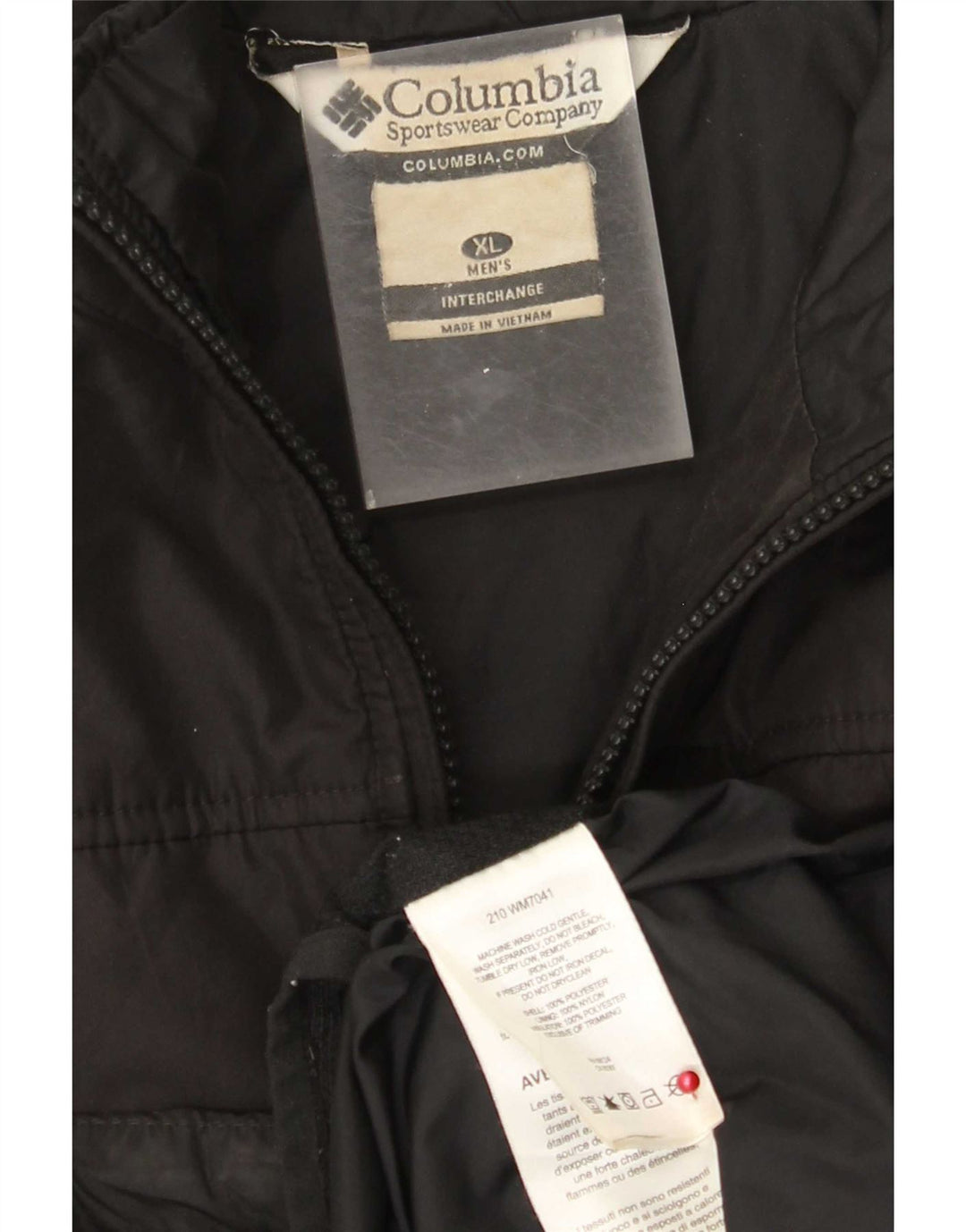 Columbia Mens Interchange Liner Bomber Jacket UK 42 XL Black Polyester