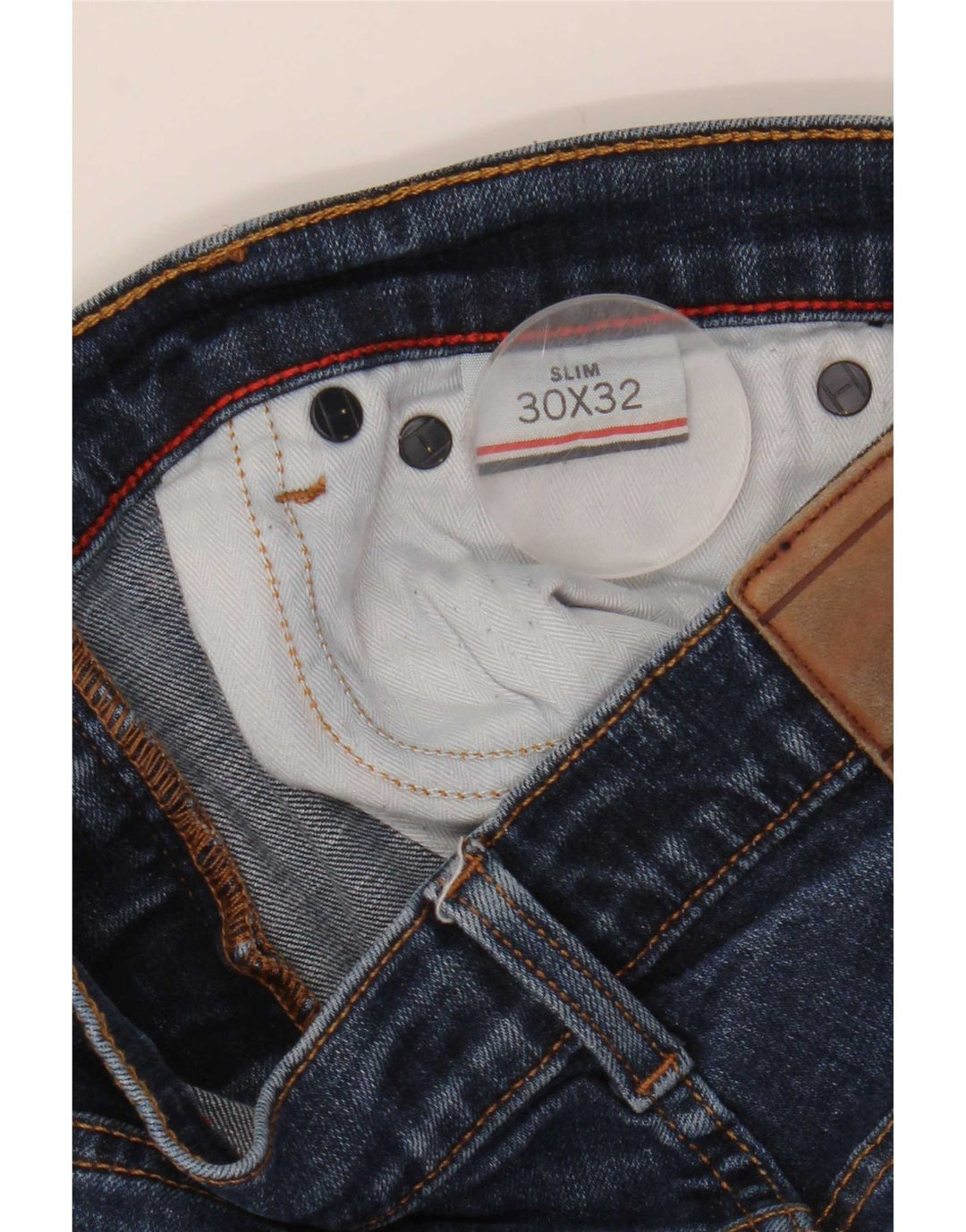 Tommy Hilfiger Mens Slim Jeans W30 L32 Navy Blue