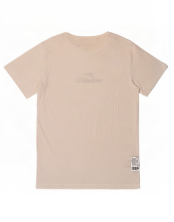 Diadora Womens Graphic T-Shirt Top UK 14 Large White Cotton