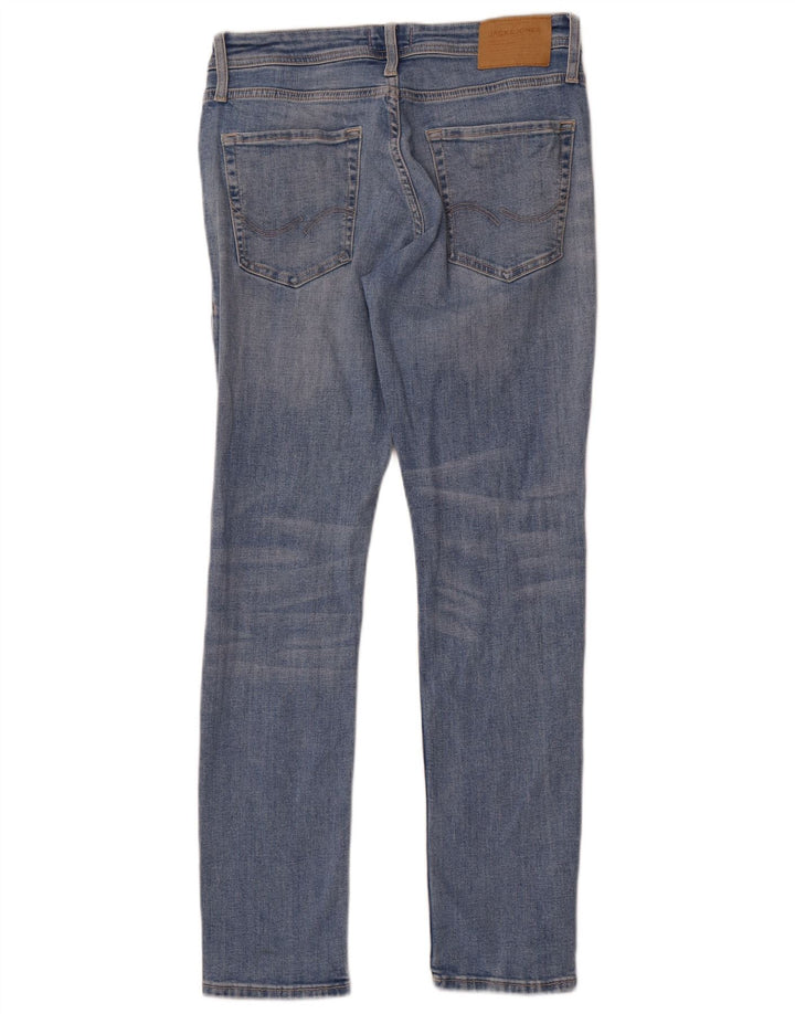 Jack & Jones Mens GLENN Slim Jeans W31 L30 Blue Cotton