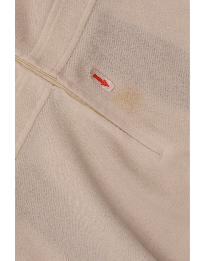 Vintage Womens Sleeveless Blouse Top IT 46 Large White Colourblock