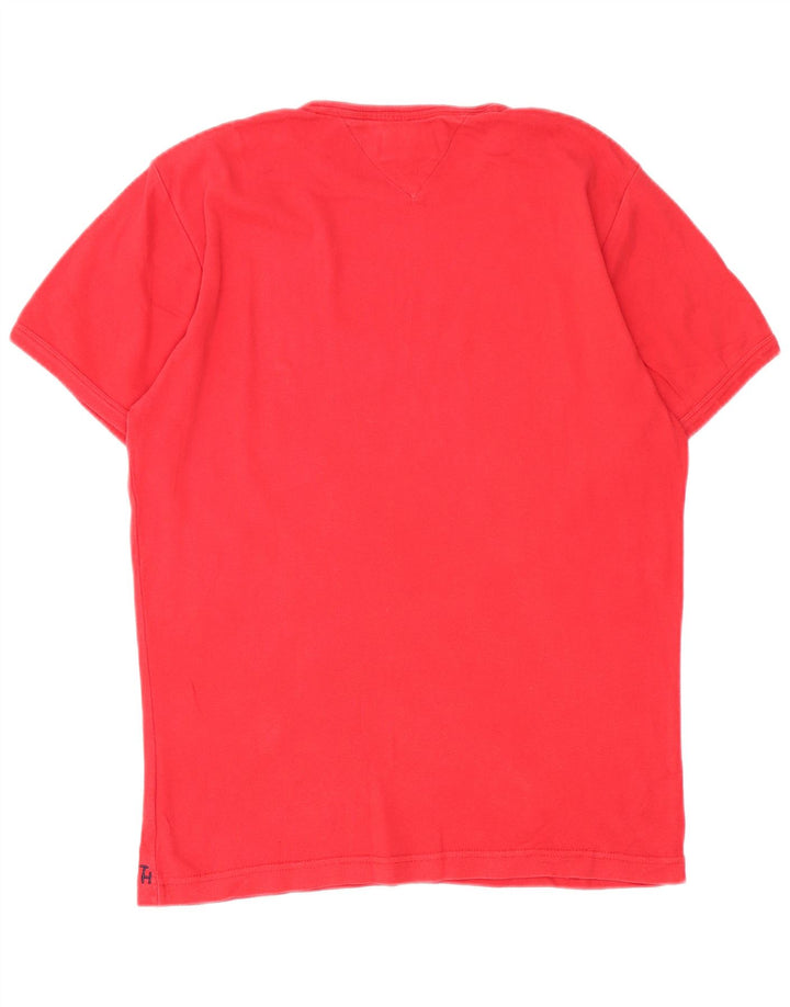 Tommy Hilfiger Mens T-Shirt Top Large Red
