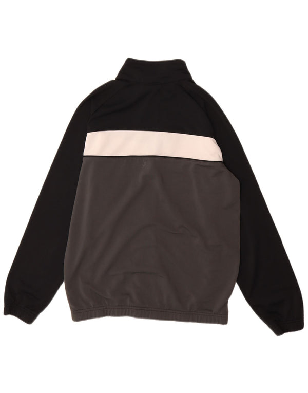 Nike Boys Tracksuit Top Jacket 13-14 Years XL Grey Colourblock Sports