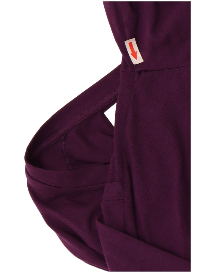 Zara Womens Top Long Sleeve UK 16 Large Purple