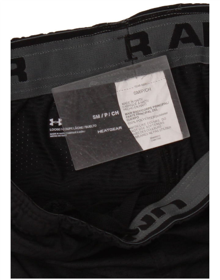 UNDER ARMOUR Mens Heat Gear Sport Shorts Small  Black Colourblock
