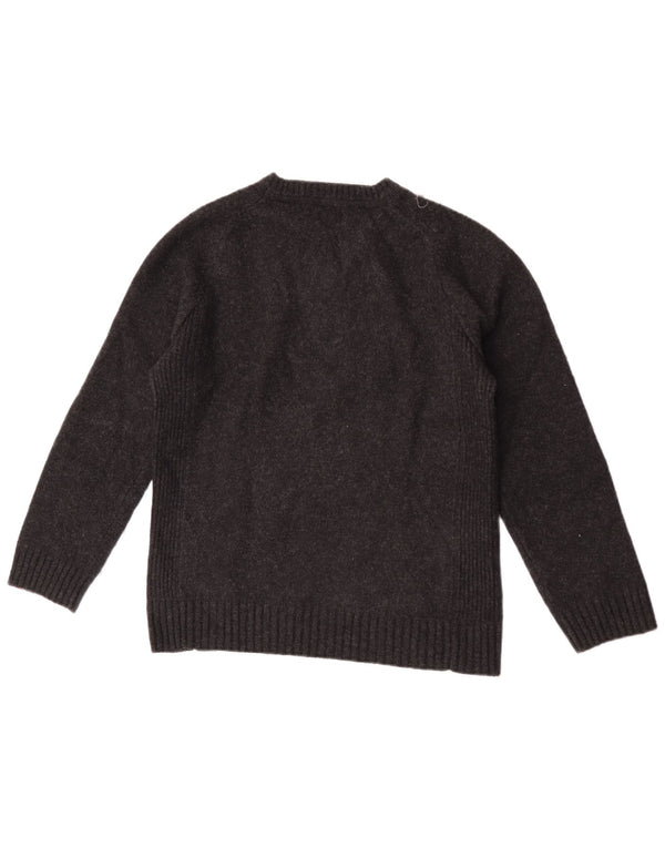 Levi's Mens V-Neck Jumper Sweater Medium Black Lambswool