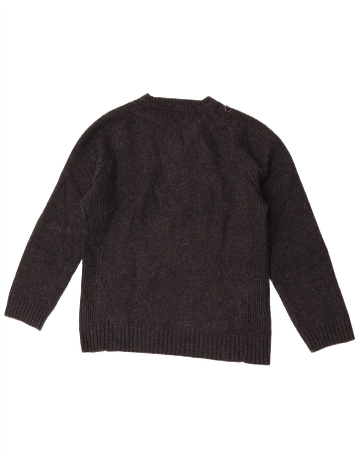Levi's Mens V-Neck Jumper Sweater Medium Black Lambswool
