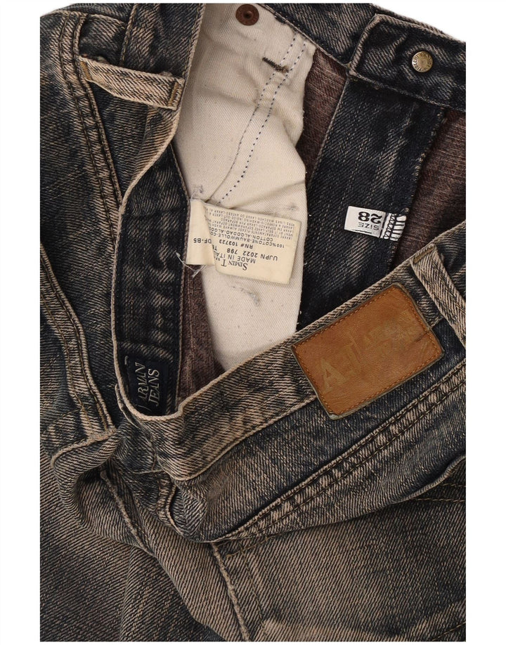 Armani Womens Loose Jeans W28 L30 Blue Cotton