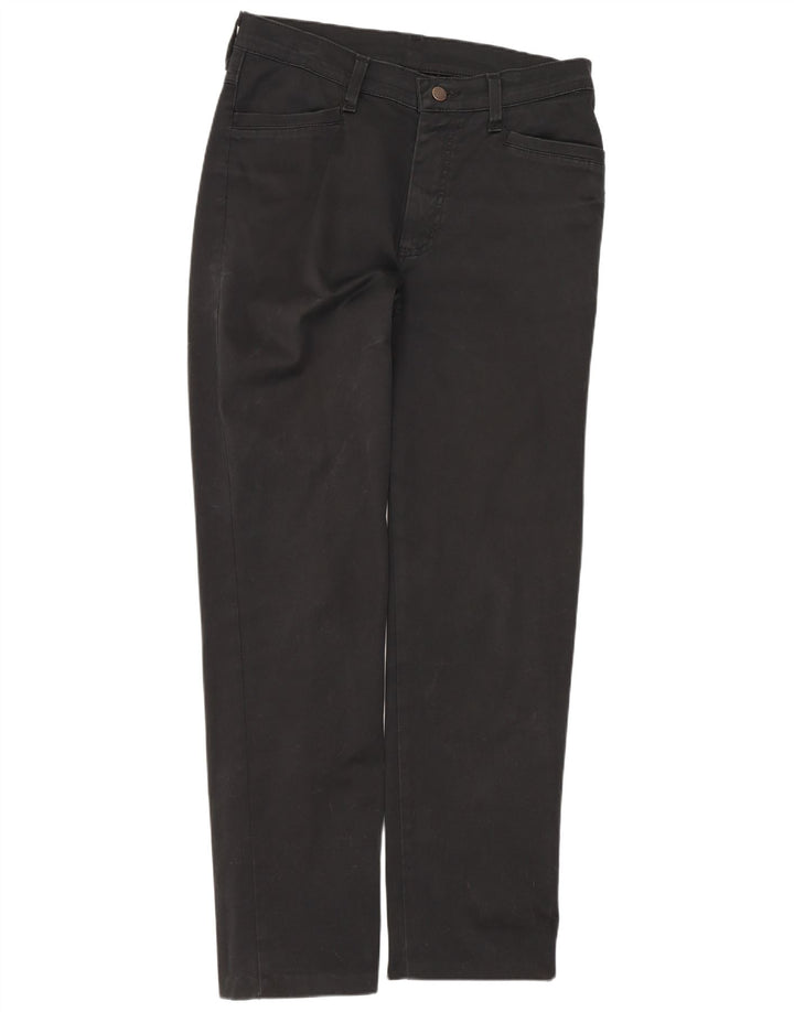 Wrangler Mens Straight Casual Trousers W30 L30 Black