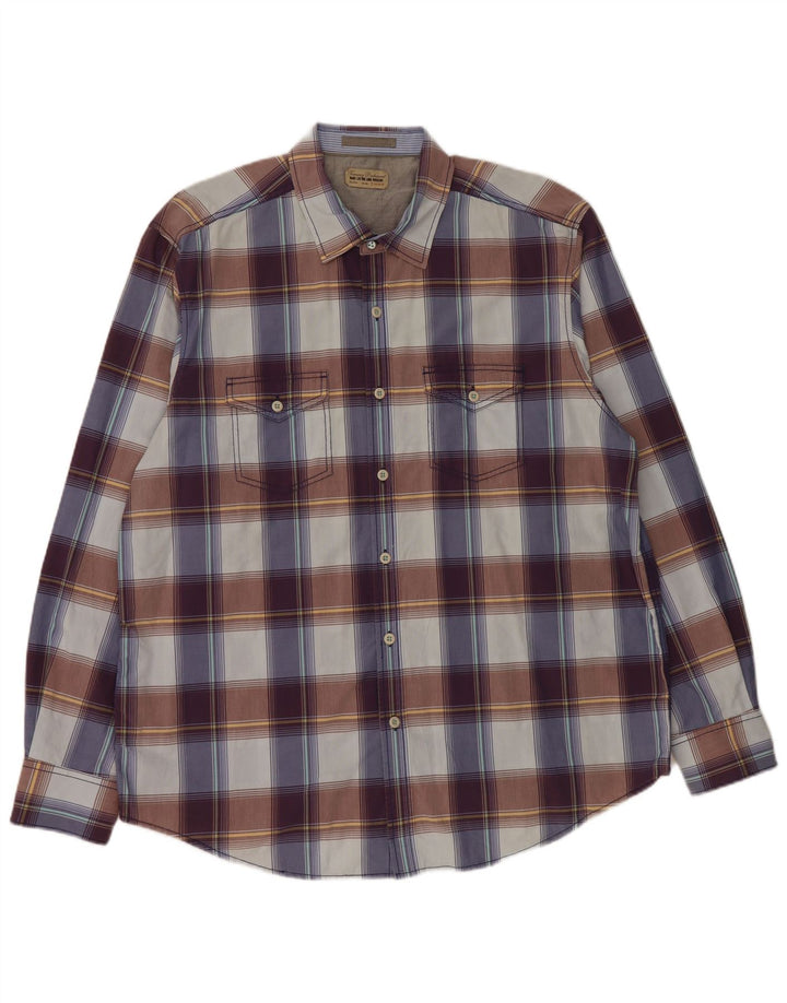 TOMMY BAHAMA Mens Shirt XL Multicoloured Check Cotton
