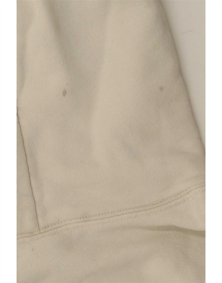 Champion Mens Reverse Weave Hoodie Jumper Medium White