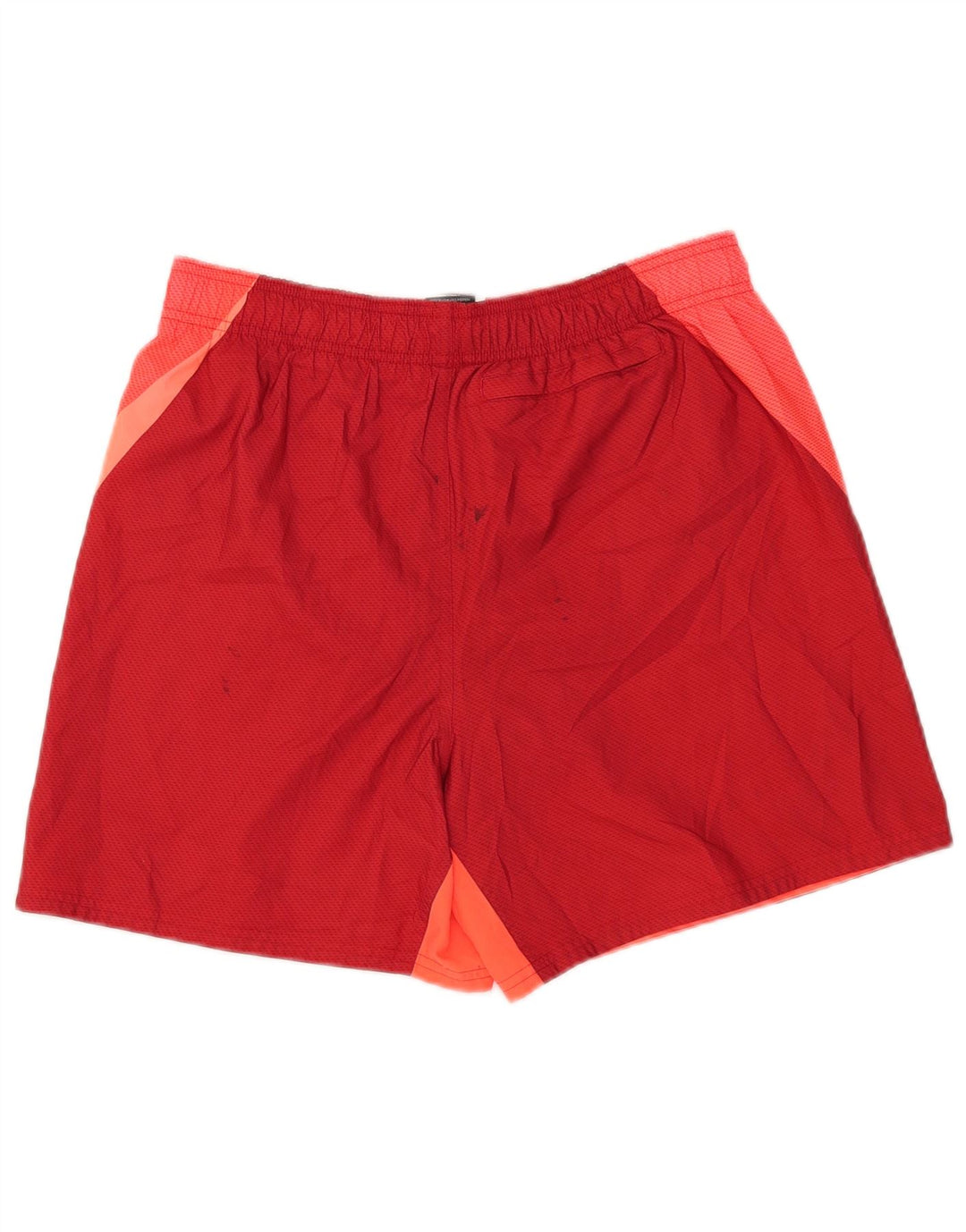 Nike Mens Graphic Swimming Shorts Medium  Red Colourblock Polyester