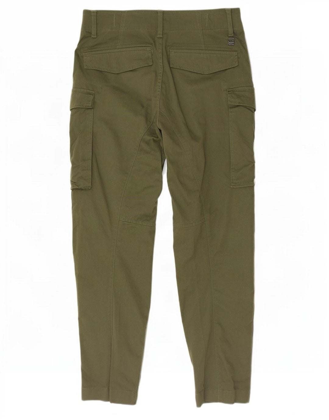 G-Star Mens Straight Cargo Trousers W29 L30 Khaki Cotton