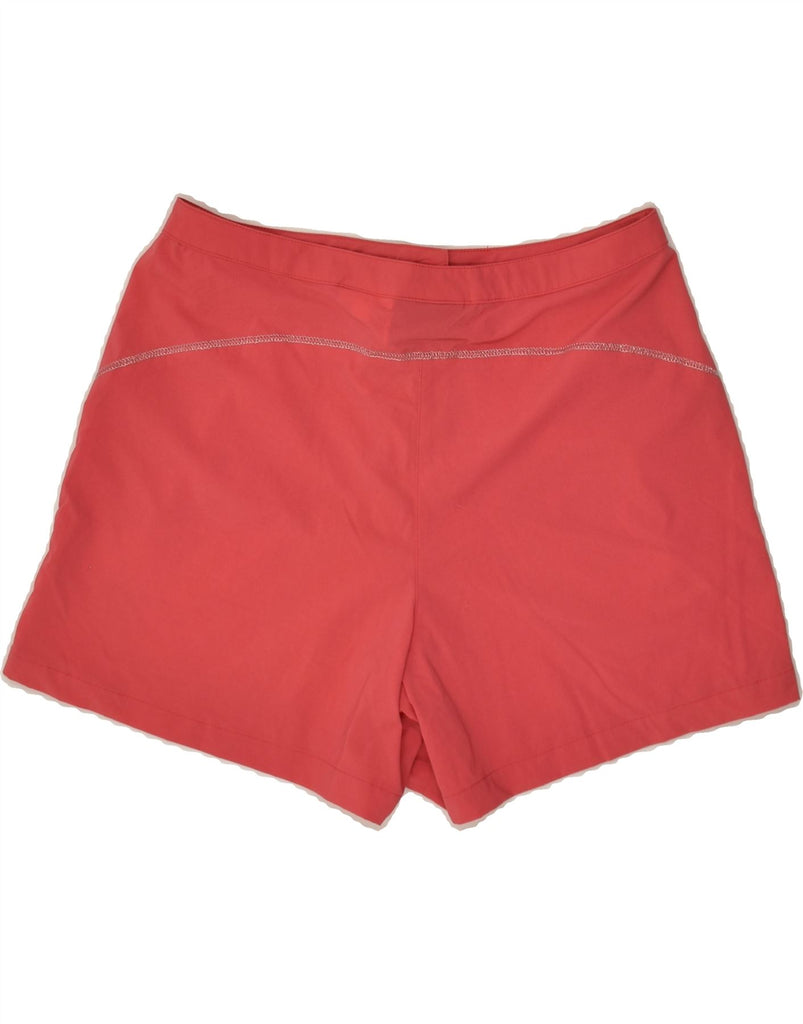 LOTTO Womens Sport Shorts UK 10 Small Red Nylon | Vintage Lotto | Thrift | Second-Hand Lotto | Used Clothing | Messina Hembry 