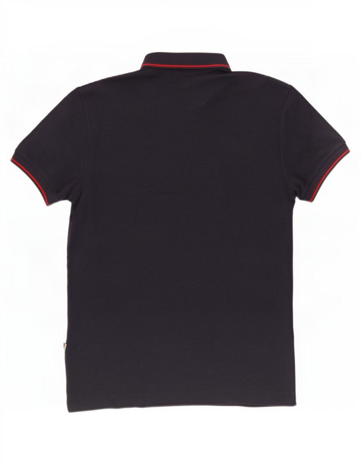 Lacoste Mens Regular Fit Polo Shirt Size 3 Small Navy Blue Cotton