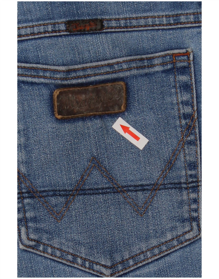 Wrangler Mens Texas Stretch Straight Jeans W36 L30 Blue Cotton