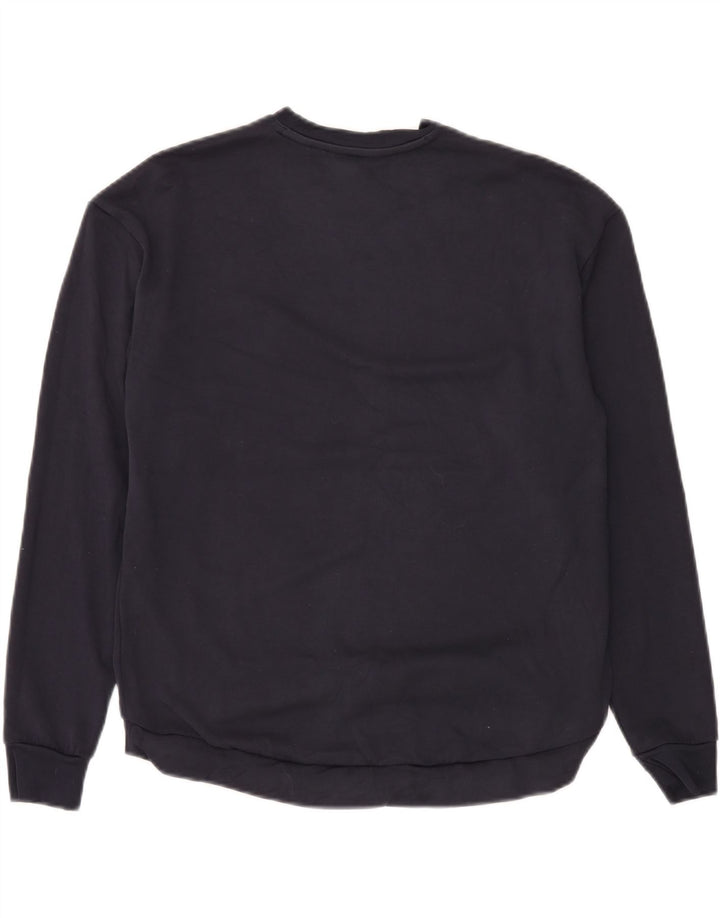 Ted Baker Mens Sweatshirt Jumper Size 2 Small Navy Blue Viscose