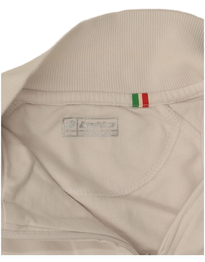 Lotto Womens Tracksuit Top Jacket UK 14 Large White