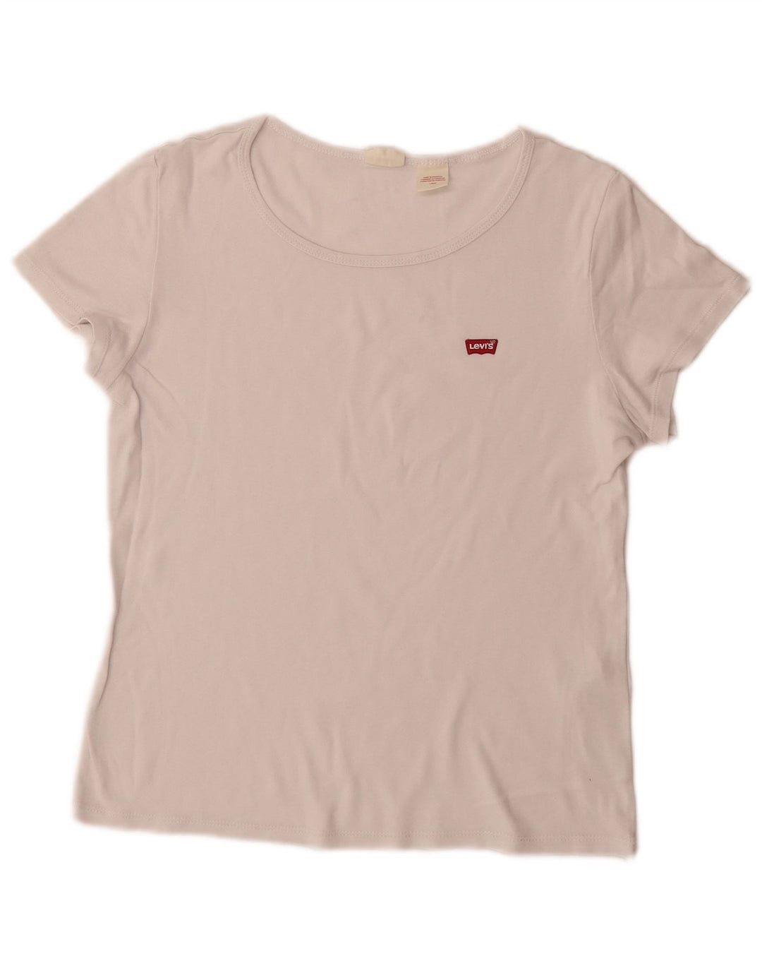 Levi's Womens T-Shirt Top UK 14 Large White Cotton
