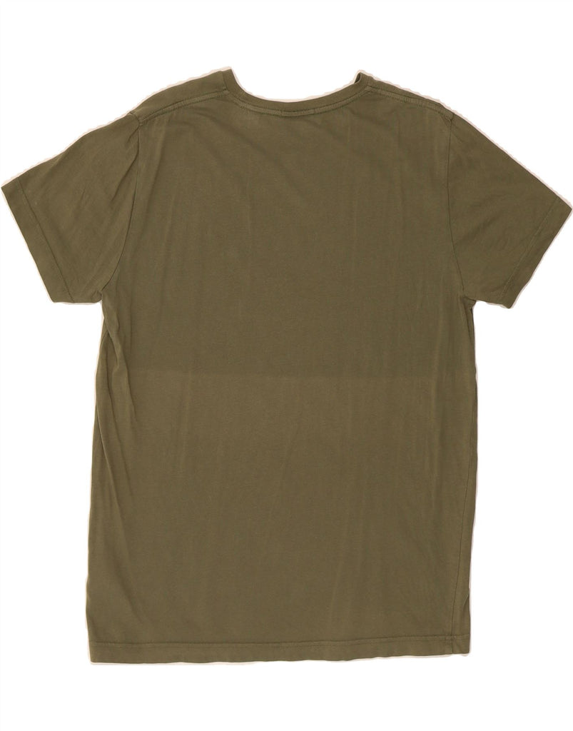 GANT Mens Regular T-Shirt Top Medium Khaki Cotton Vintage Gant and Second-Hand Gant from Messina Hembry 