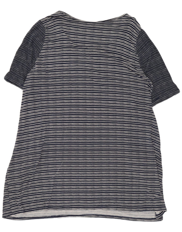 Marks & Spencer Womens Autograph T-Shirt Dress UK 20 2XL Navy Blue Striped