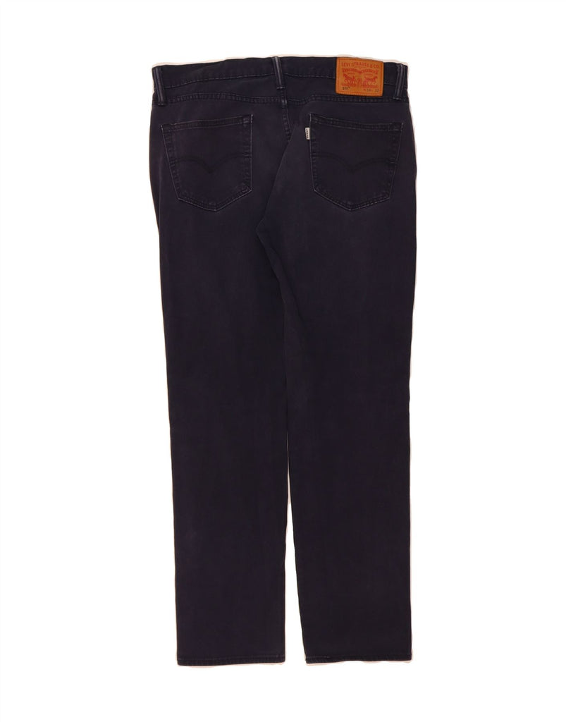 LEVI'S Mens 511 Slim Jeans W34 L32 Navy Blue Cotton Vintage Levi's and Second-Hand Levi's from Messina Hembry 