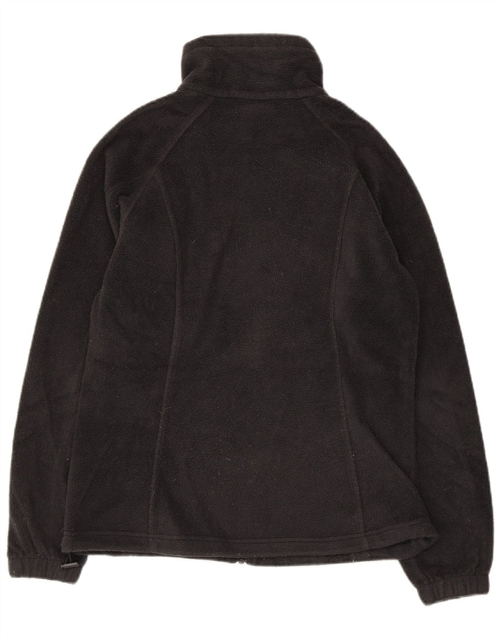COLUMBIA Womens Fleece Jacket UK 10 Small Black Polyester
