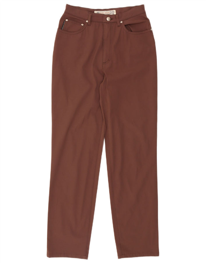 Krizia Womens Straight Casual Trousers W28 L29 Brown